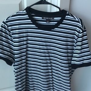 Michael Kors Striped Tee Shirt (Large)